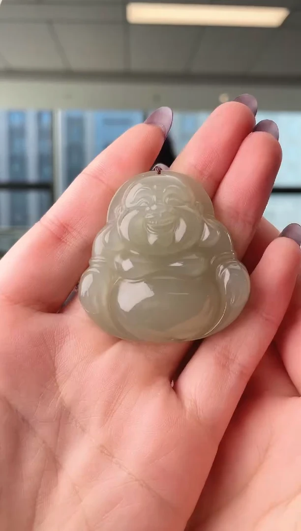 颈饰未镶嵌和田玉45+佛公 多样性发其一