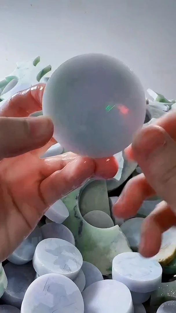 裸石翡翠缅甸翡翠A货文60