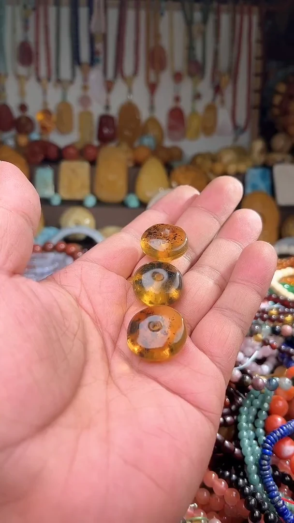 裸石琥珀未镶嵌多样性发货只发一件005348