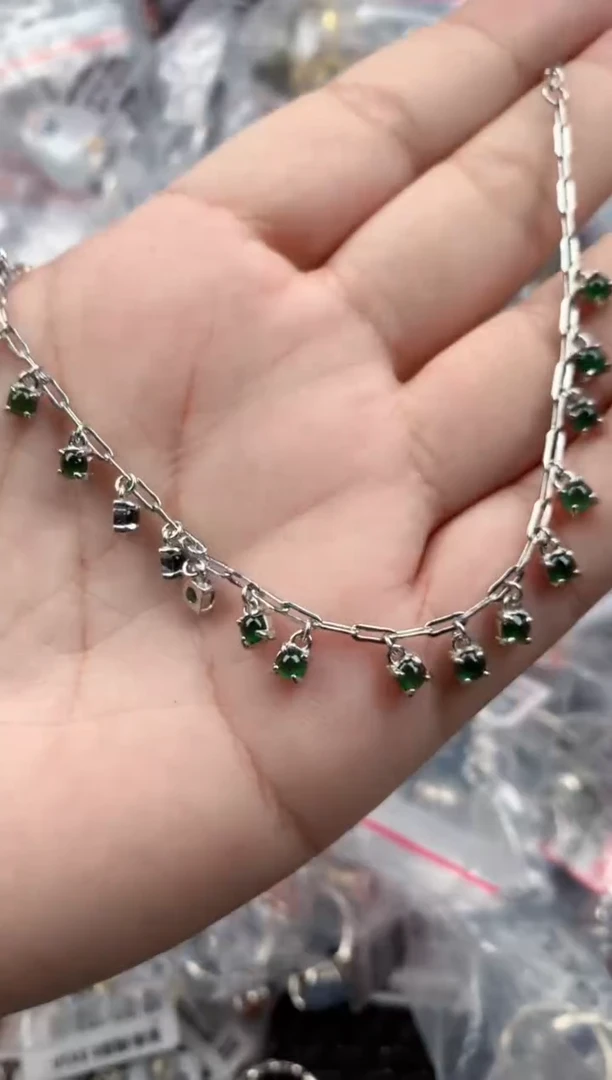 银S925镶嵌戒指翡翠11  11  3