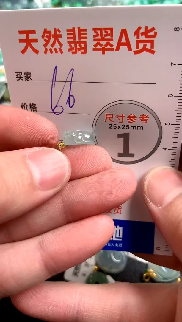 【闪购商品】翡翠颈饰18K金镶嵌13008279