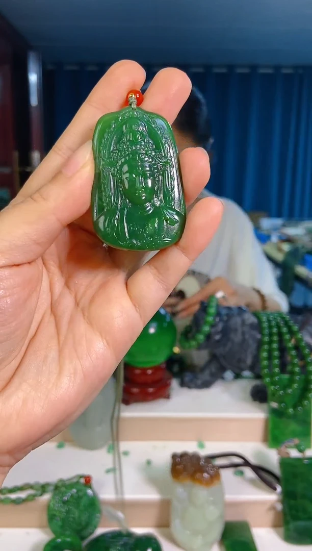 和田玉未镶嵌挂件1