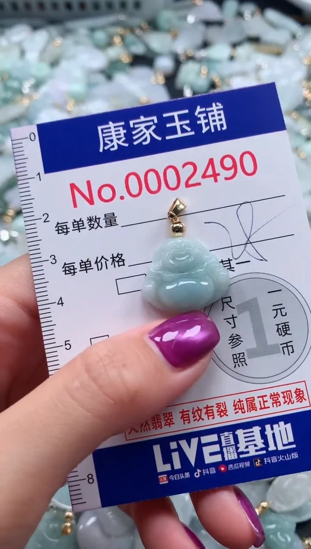 颈饰未镶嵌翡翠2490