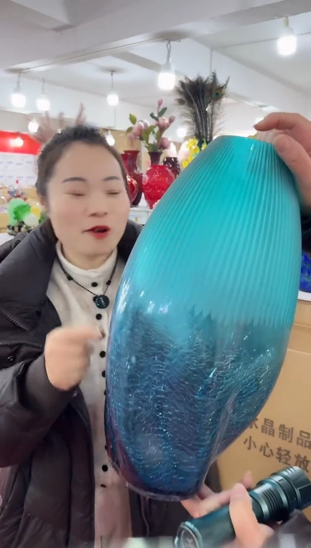 【闪购商品】无铅玻璃迪喜花器-g-早4