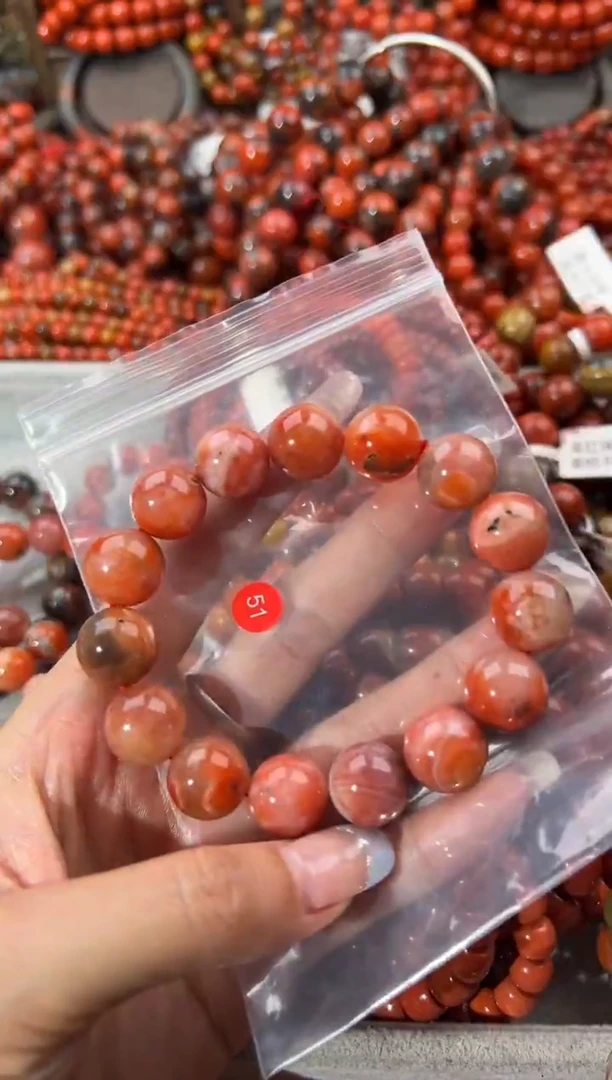 未镶嵌手串南红玛瑙14+