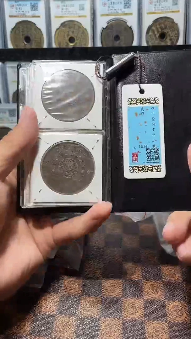 铜A701闻德民国四川壹佰文12枚册(斐龍)