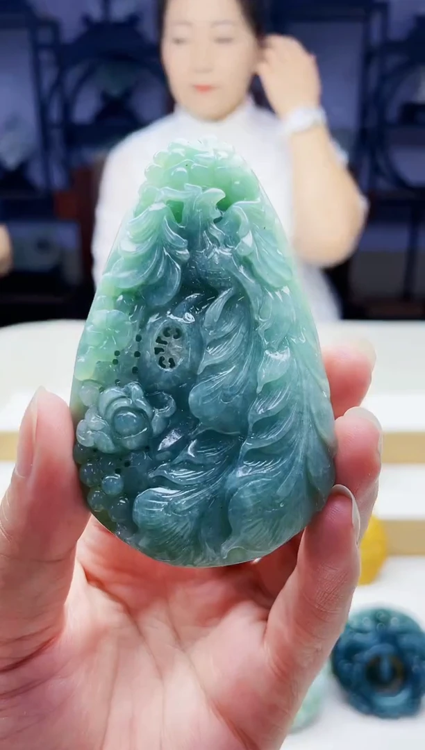 未镶嵌定制翡翠毛货09150029