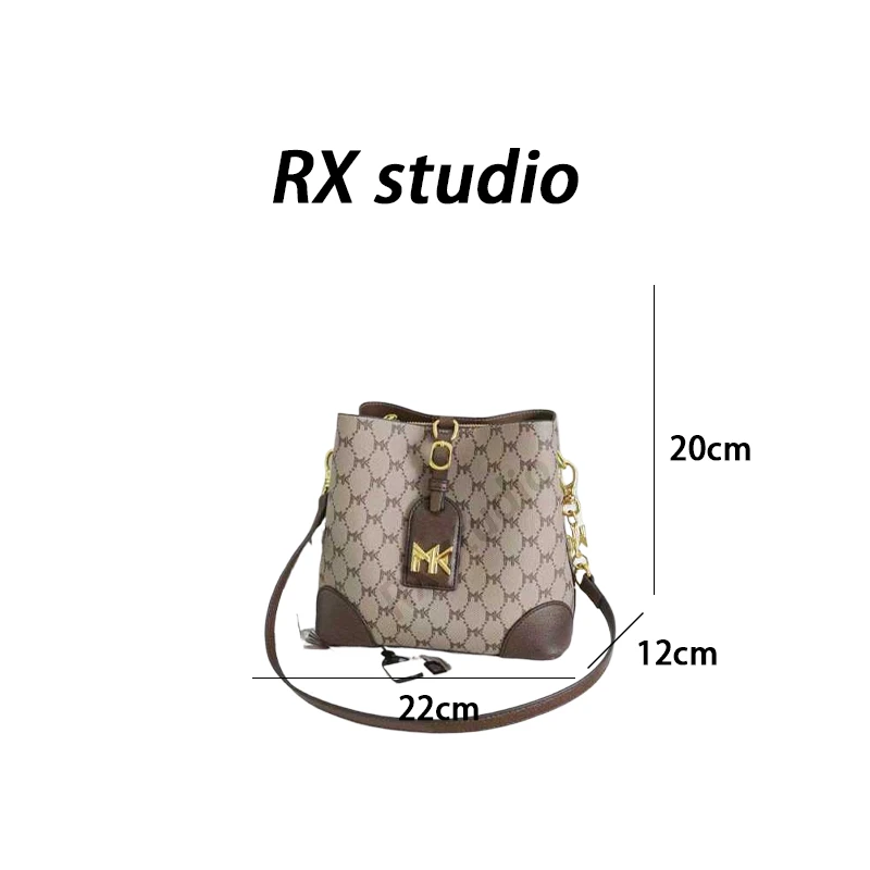 【南沙瑞熙】FES-6657-卡其-轻奢小众设计感时尚百搭女士包