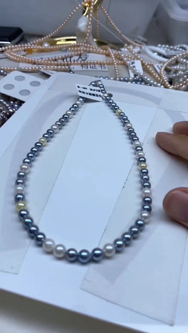 未镶嵌颈饰海水珍珠6mm