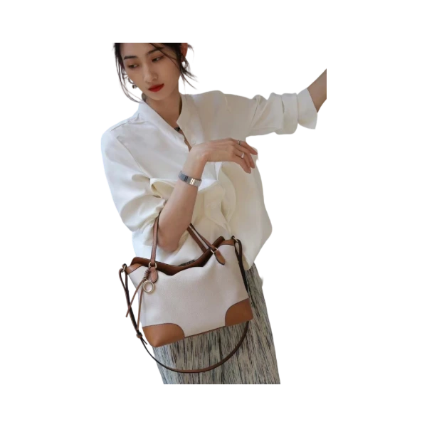 【云云甄选】SLBL-182-米白-30*28*12轻奢时尚女士新款单肩斜挎包