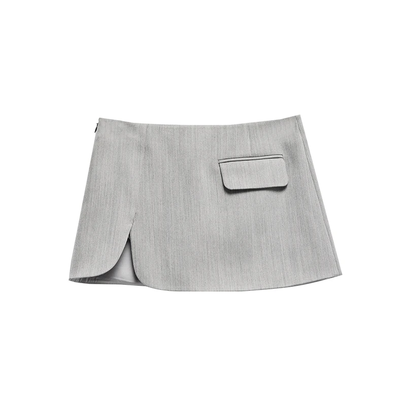 INSECTMODEL虫塑 结构开衩西装短裙