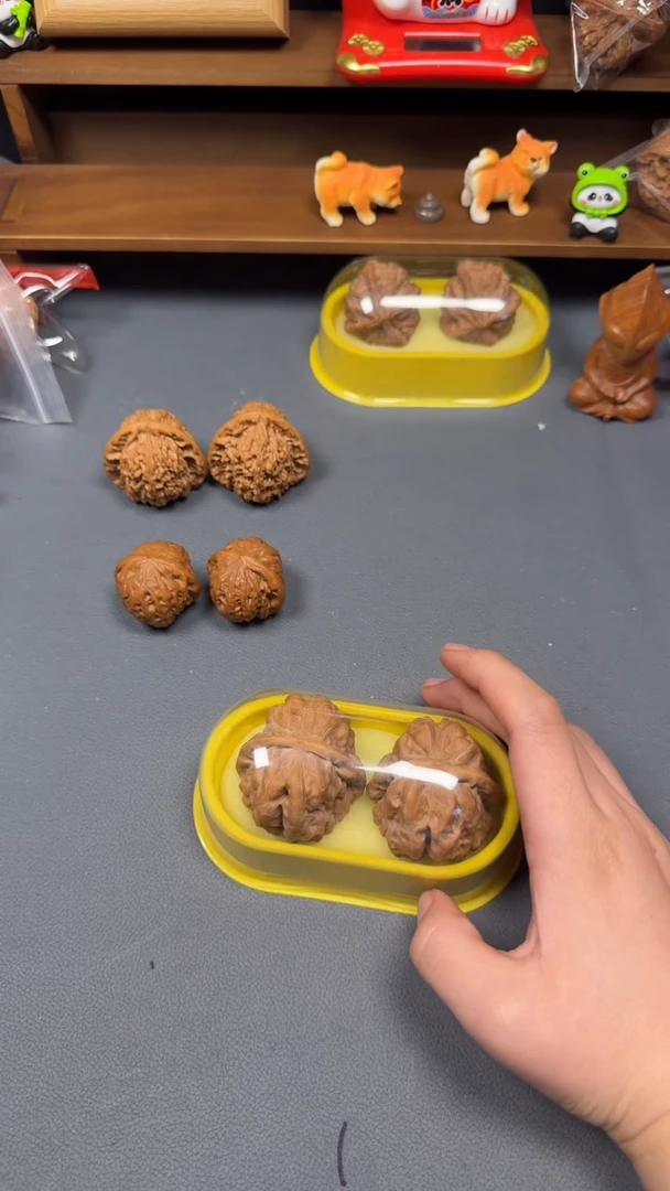 把件桃核-****。蛤蟆头文玩核桃