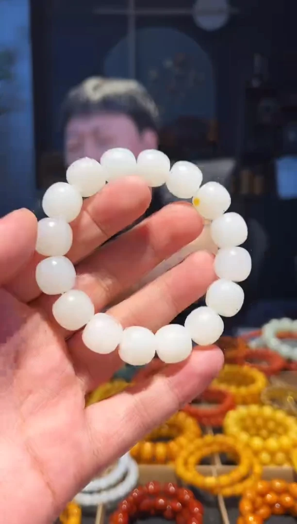 未镶嵌手串和田玉14+老型