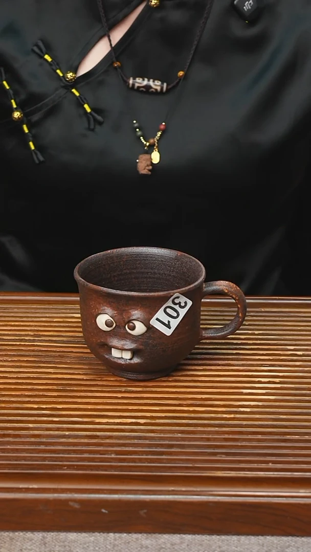 邹*憨万古烧粗陶手工茶具