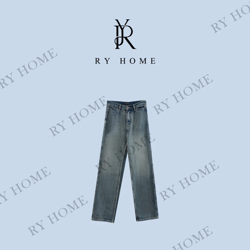 【容雨RYHOME】“千屿”100%棉＋春季新款直筒裤K2080