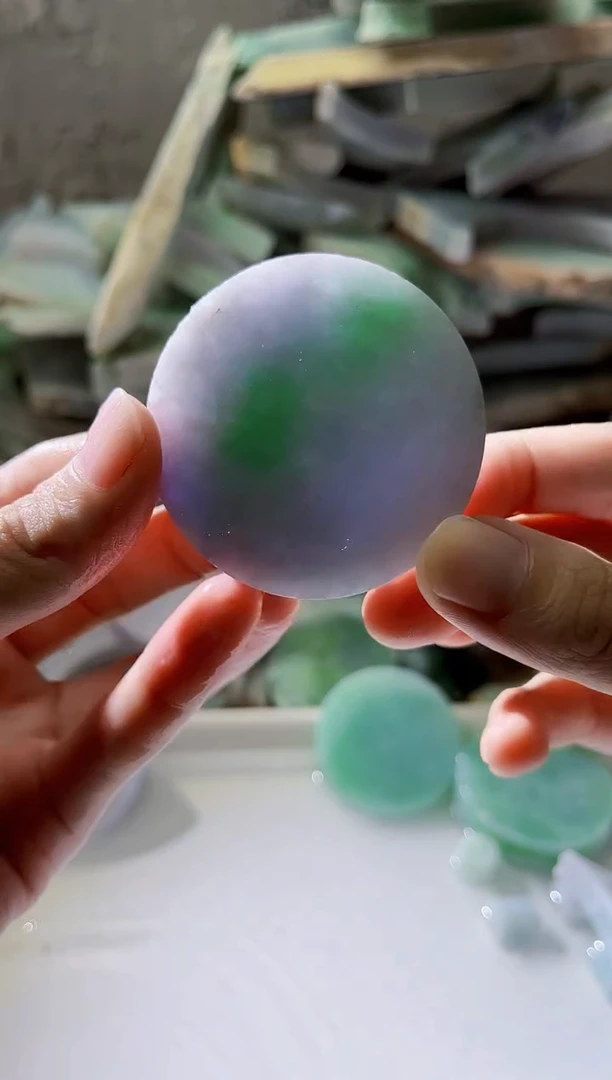 裸石翡翠翡翠a货正品玉石古陈487