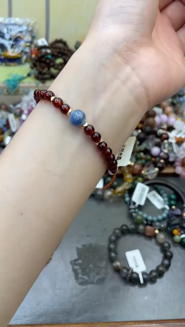 未镶嵌手链石榴石141