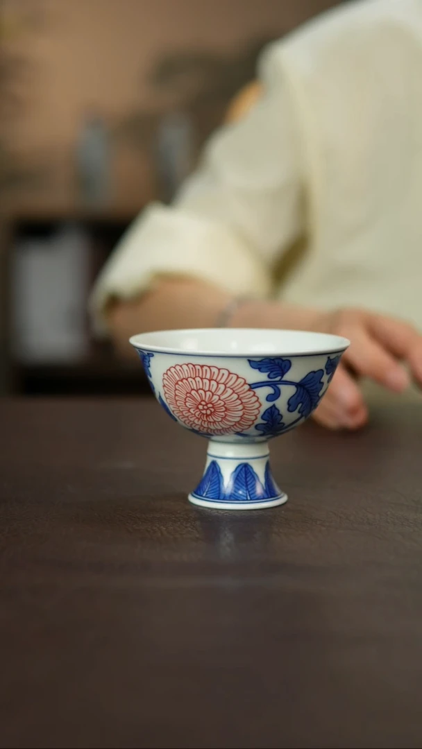 杯景德陶瓷杯碗柴烧多人10304