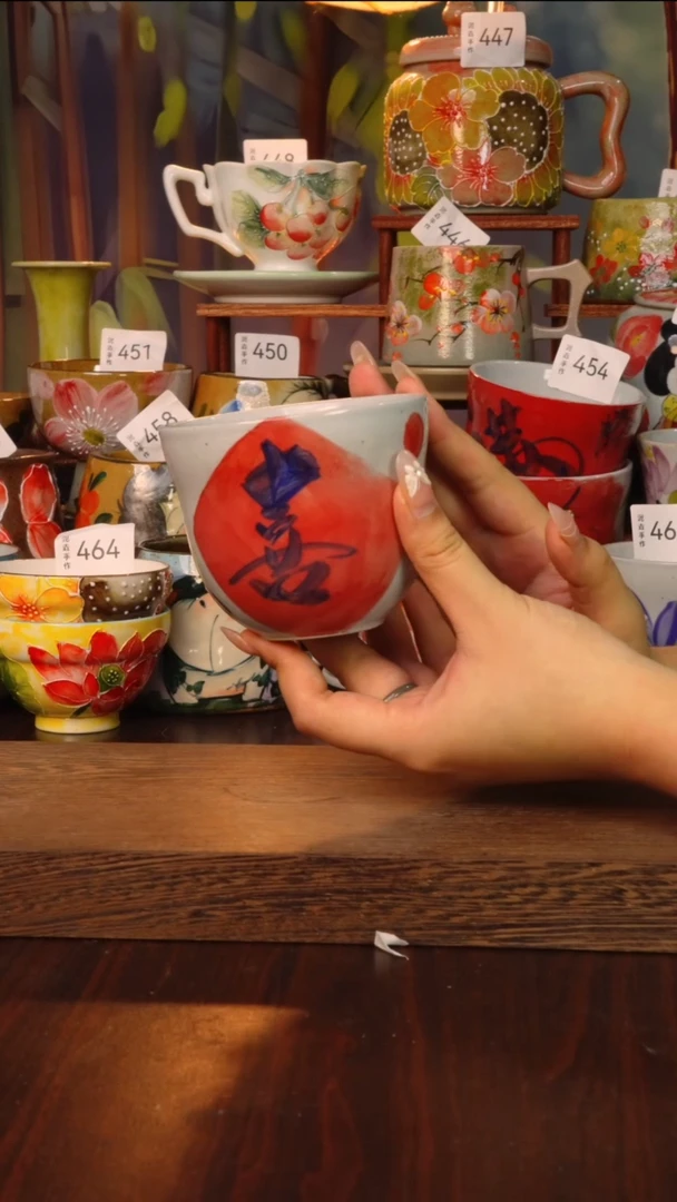 摆件泥垚手作 景德镇手工手绘器物