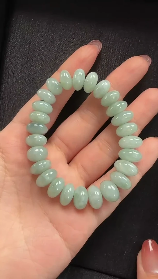 【闪购商品】翡翠手串未镶嵌9222玉珠一条