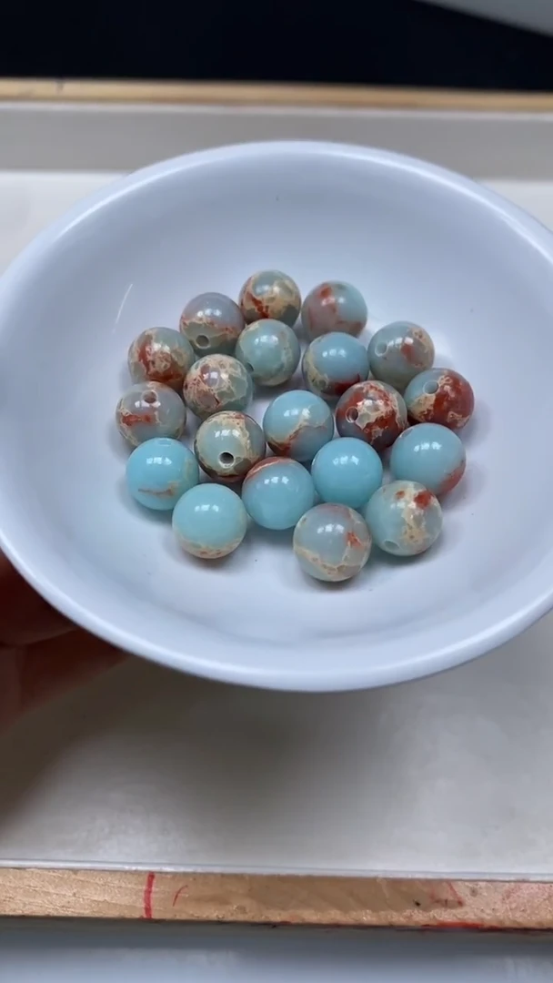 未镶嵌散珠玛瑙/玉髓B727 寿山 石10mm10个5.8元