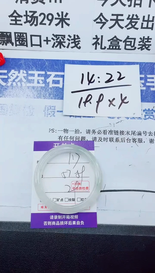 未镶嵌手镯石英质玉117-58