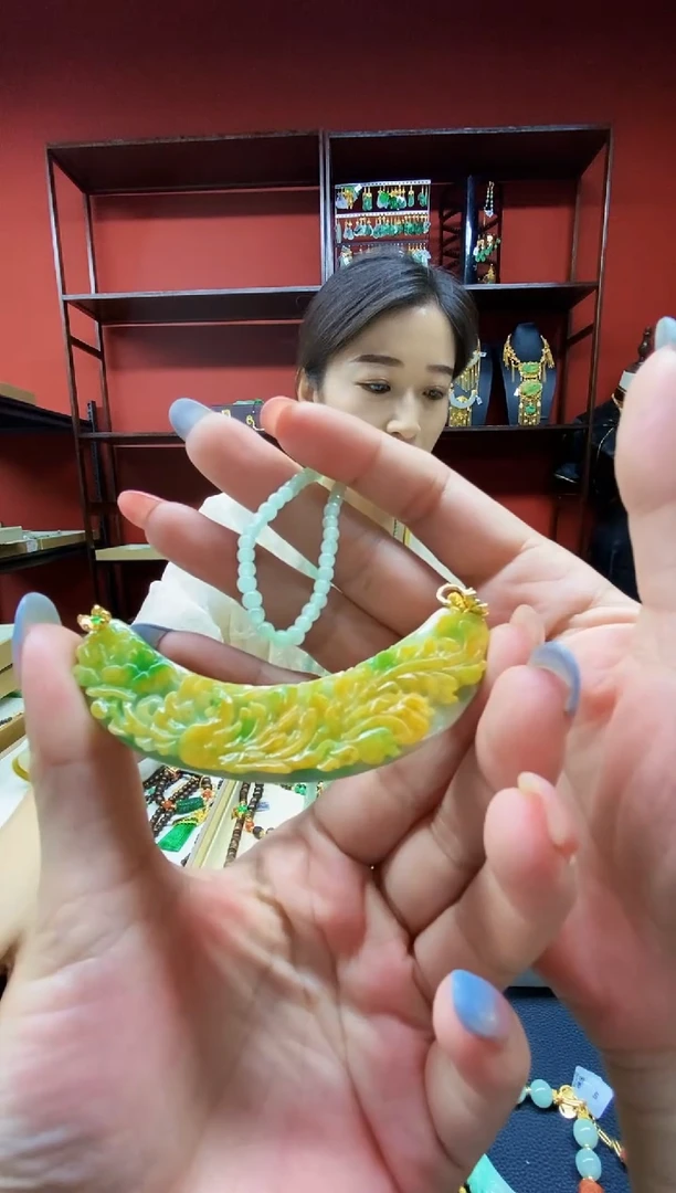 颈饰未镶嵌翡翠翡翠吊坠