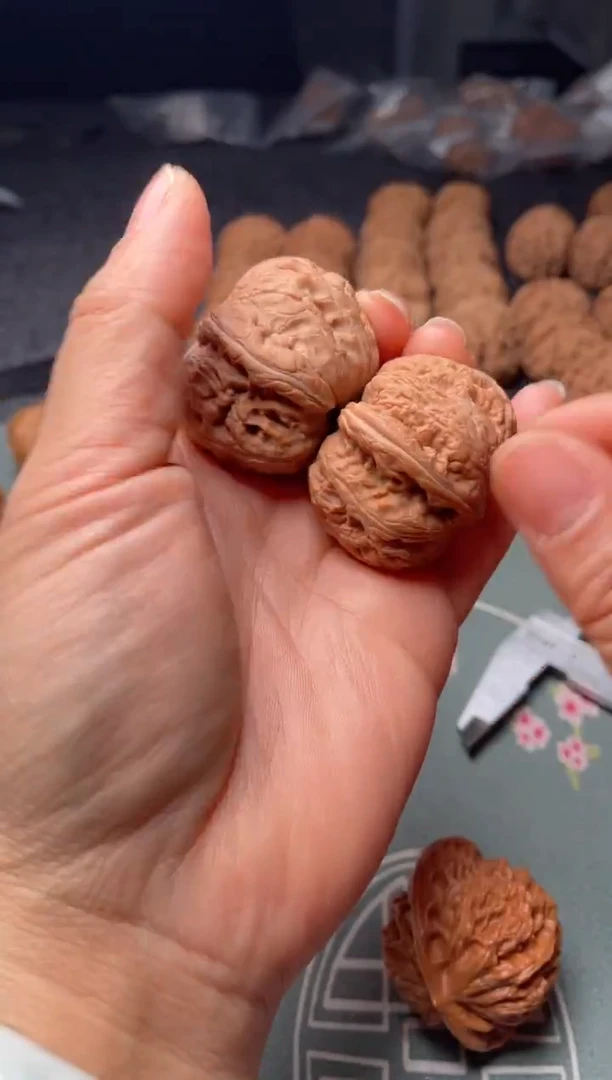 把件文玩核桃w70  元宝 40尺