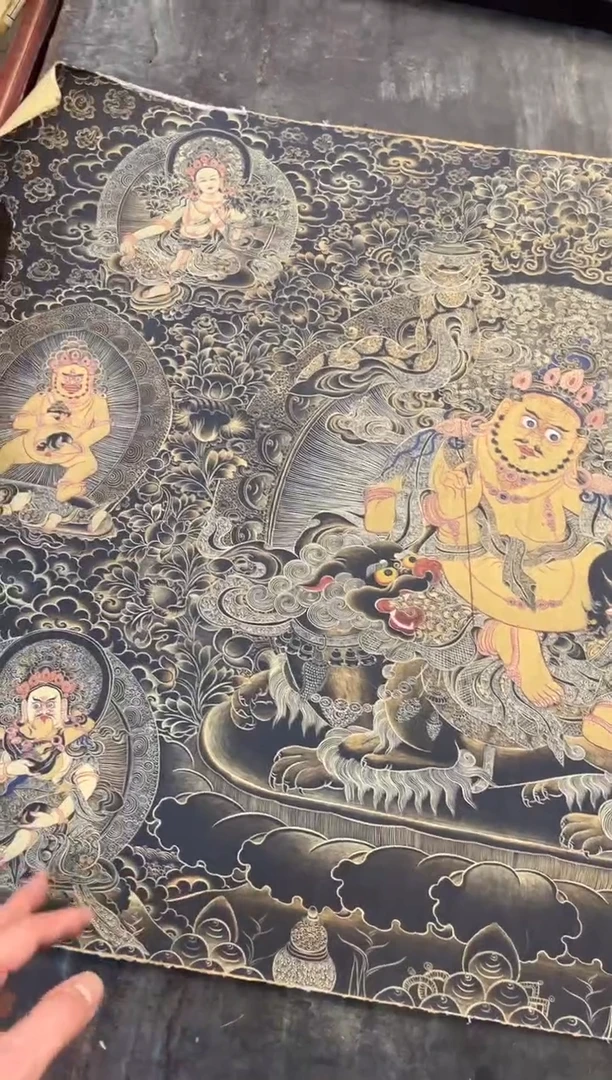 卷轴画大朱画院老六专属AA149