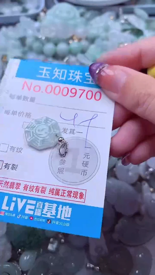 翡翠未镶嵌吊坠(不含链)9700
