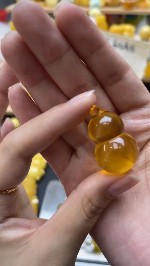 琥珀未镶嵌珠宝奇石074琥珀蜜蜡微瑕