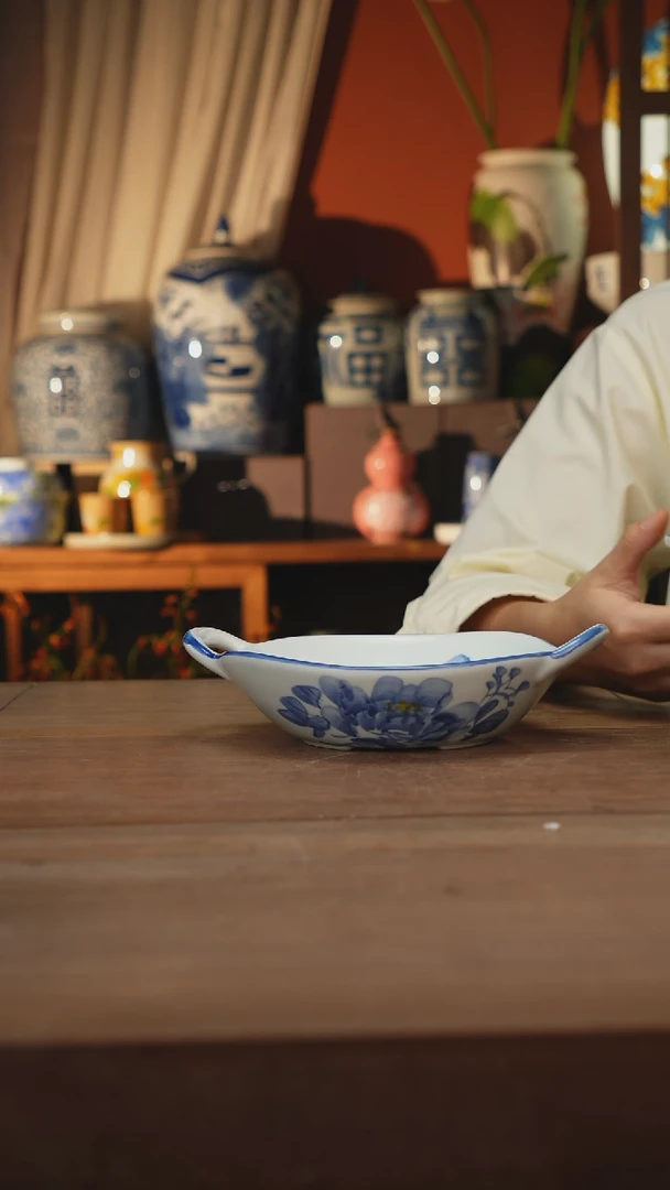 现代 景德镇设计师釉下手绘陶瓷餐具