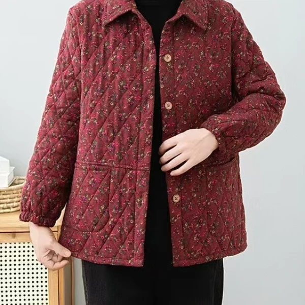 2025秋冬季妈妈装气质女士开衫外套时尚休闲百搭宽松网红遮肚