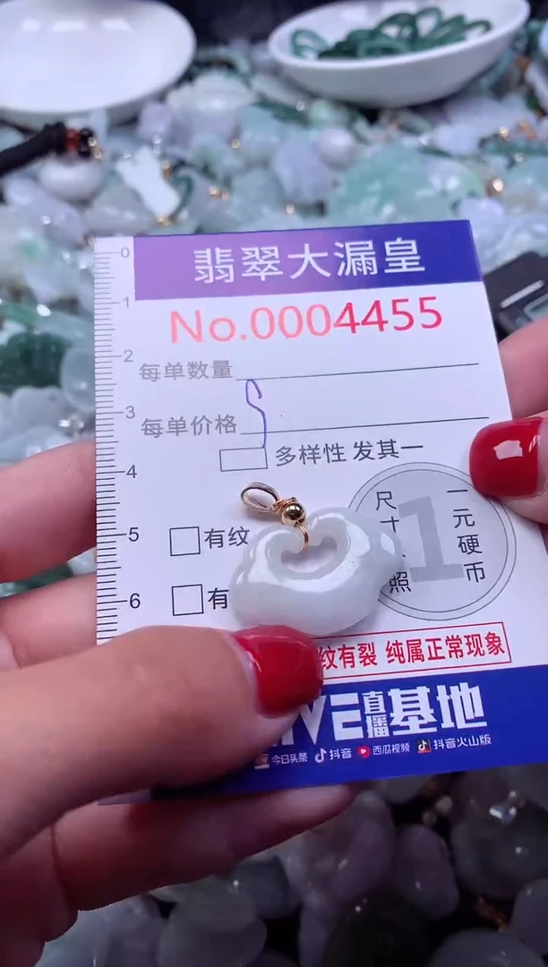 颈饰未镶嵌翡翠4455