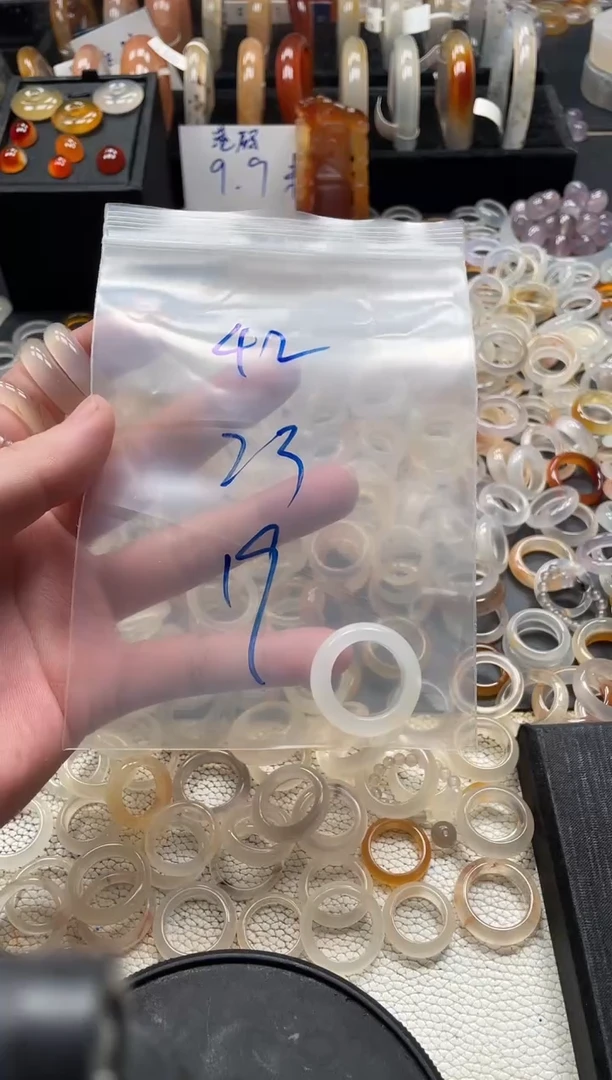 未镶嵌戒指玛瑙/玉髓42