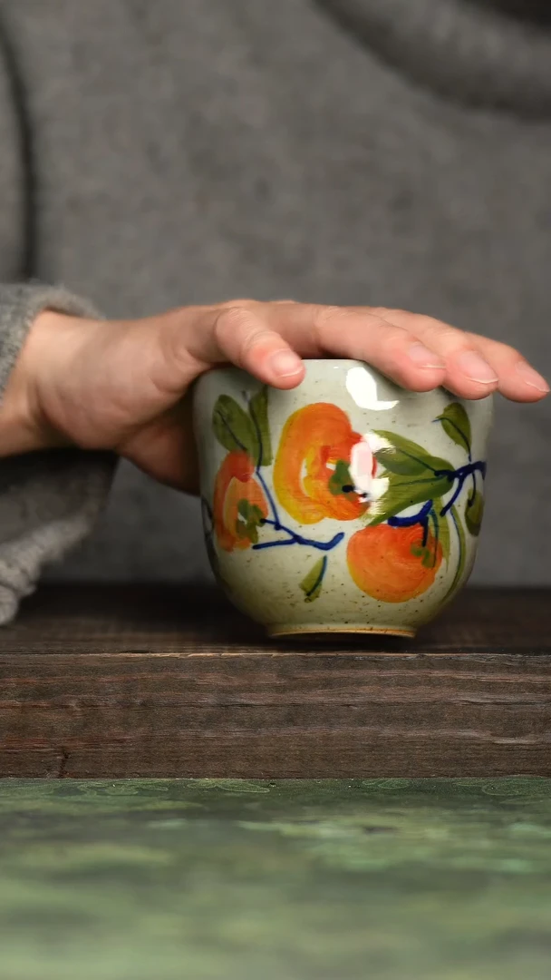 【闪购商品】杯青诗手工手绘瓷器