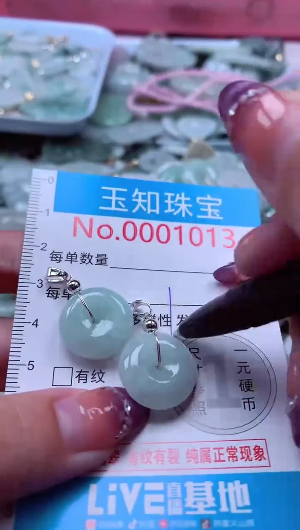 翡翠未镶嵌吊坠(不含链)10113