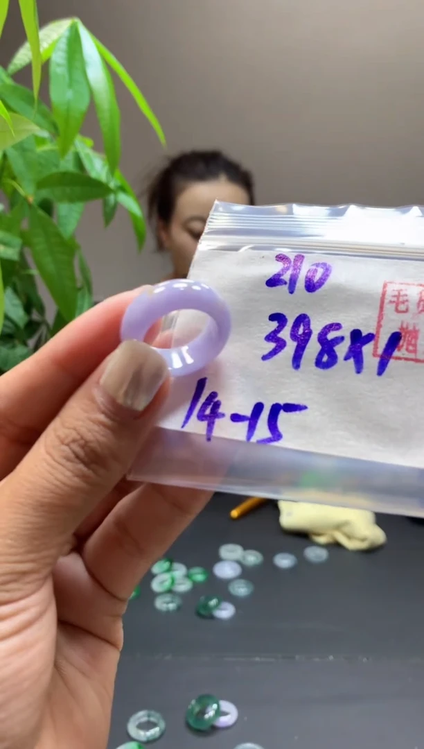 未镶嵌定制翡翠戒圈#398元-毛货需精细抛光