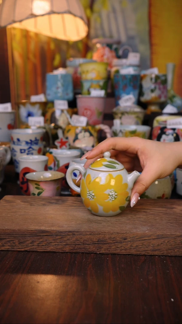 摆件泥垚手作 景德镇手工手绘器物
