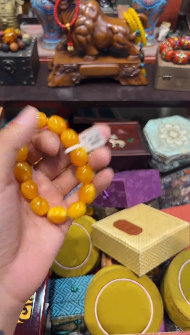 未镶嵌蜜蜡裸石Q刘哥高端专属精品9