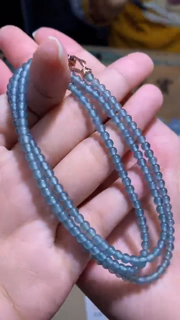 颈饰未镶嵌翡翠珠串