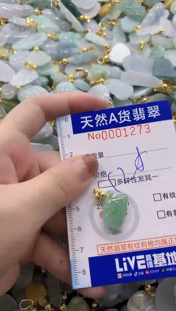 颈饰未镶嵌翡翠天然A货翡翠
