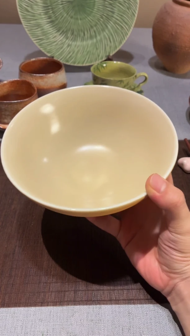 瓷片L****?284 酷金面碗1个