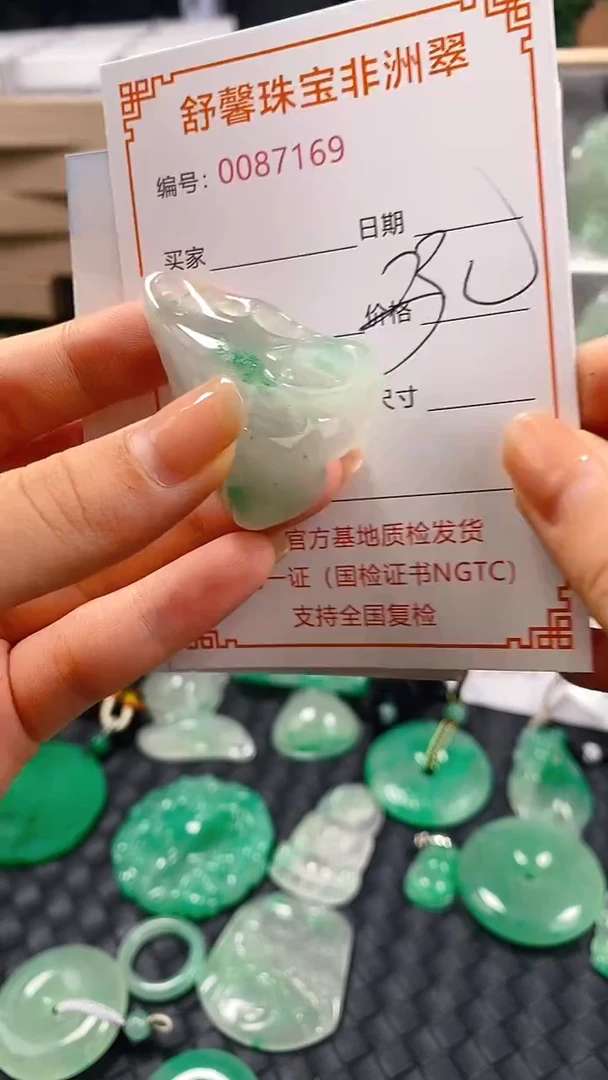 石英岩玉未镶嵌颈饰7169