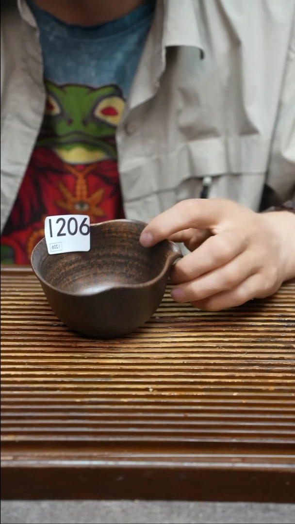 万古烧粗陶手工茶具