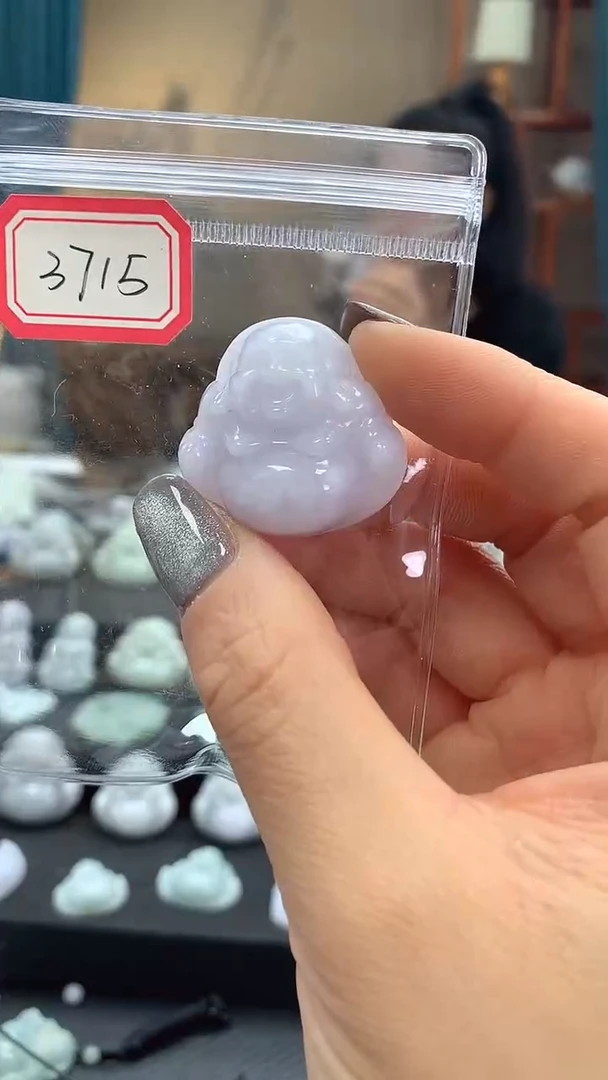 颈饰未镶嵌翡翠佛公3715