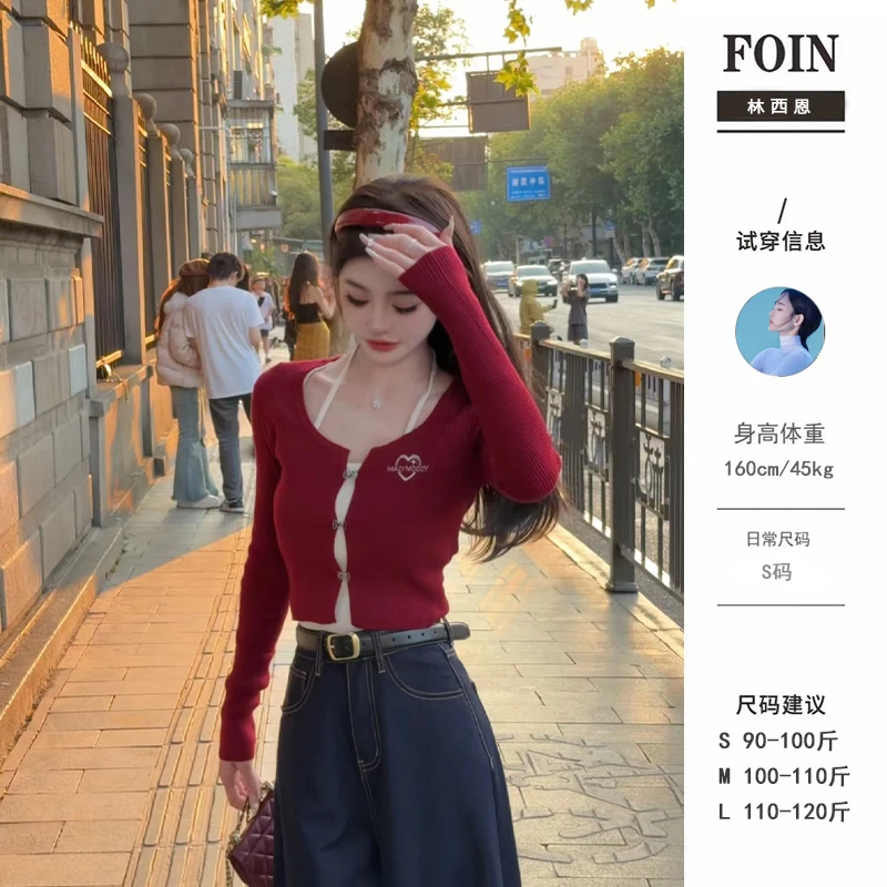 欣儿优选●【女神降临】假两件针织衫预JJQ4ZZS4403