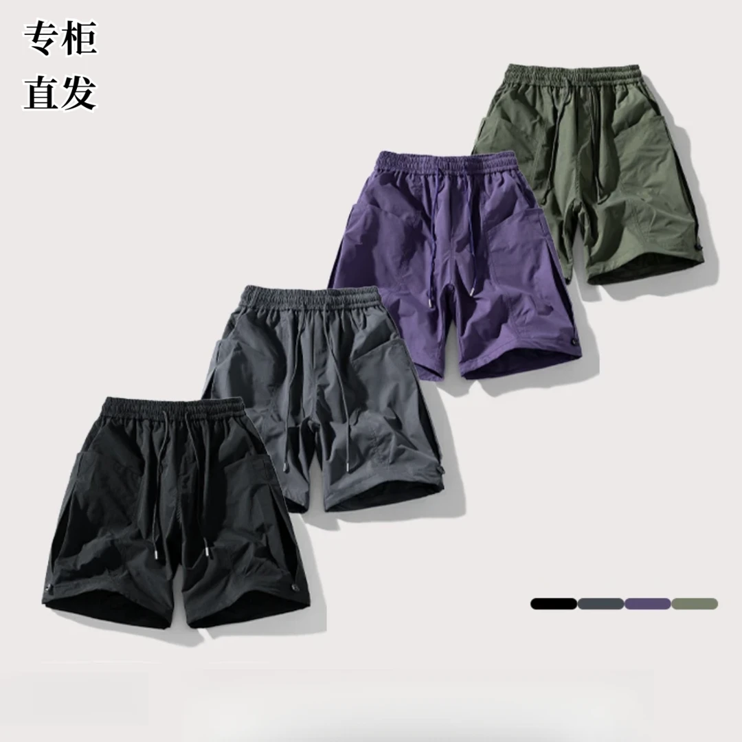 美式炮弹裤2025夏季新款大码五分裤高街休闲宽松潮流日式夏季短裤