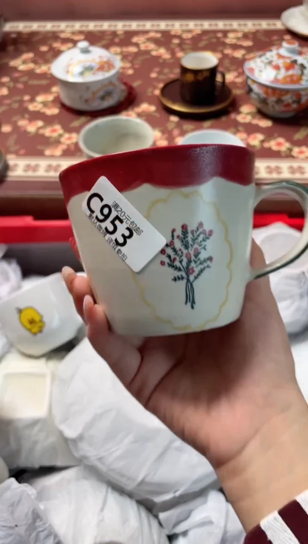 瓷片丽*瓷器瓷器C953