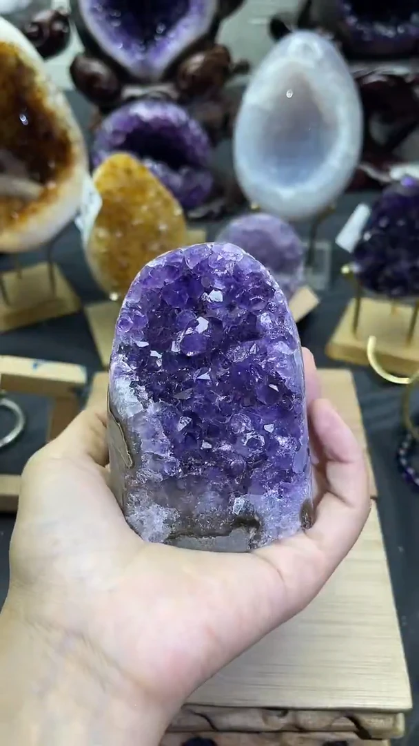 未镶嵌大型摆件（非配饰）紫晶203号摆件